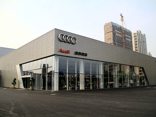 汽车4S店外墙装饰孔板图片2